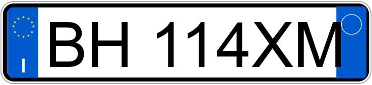 Numer rejestracyjny BH114XM posiada TOYOTA Yaris