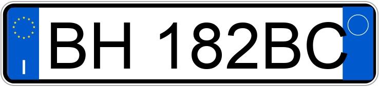 Numer rejestracyjny BH182BC posiada OPEL Corsa 2a serie Numer rejestracyjny BH182BC posiada OPEL Corsa 2a serie