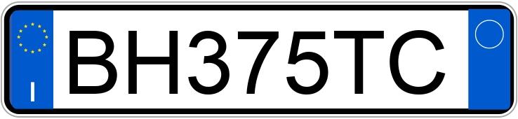 Numer rejestracyjny BH375TC posiada FIAT Panda 1a serie Numer rejestracyjny BH375TC posiada FIAT Panda 1a serie