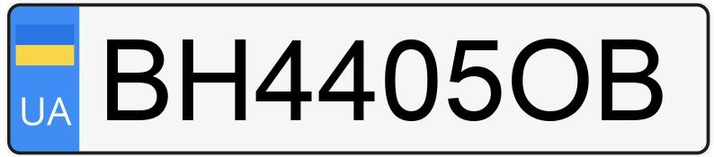 Numer rejestracyjny BH4405OB posiada Volkswagen Golf