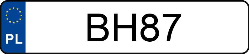 Numer rejestracyjny BH 87 posiada AUDI A4 2.0 TFSI MR`15 E6 B9 Sport S tronic - BH87