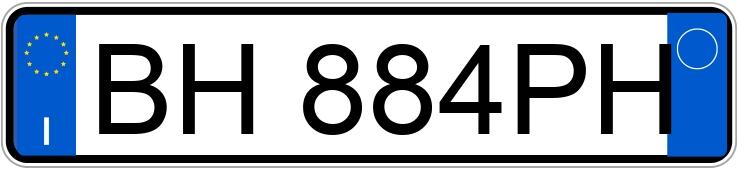 Numer rejestracyjny BH884PH posiada OPEL Zafira