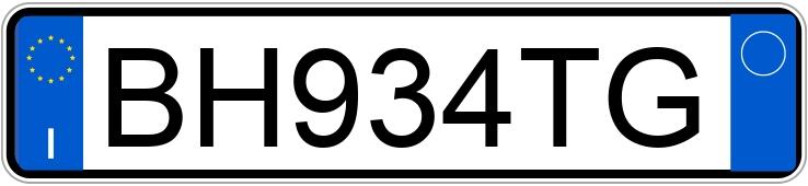 Numer rejestracyjny BH934TG posiada RENAULT Clio 2a serie