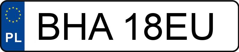Numer rejestracyjny BHA 18EU posiada OPEL VECTRA - BHA18EU Numer rejestracyjny BHA 18EU posiada OPEL VECTRA - BHA18EU