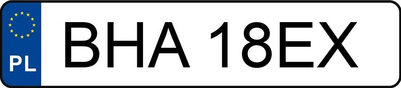 Numer rejestracyjny BHA 18EX posiada BMW 316i Kat. E36 316i Kat. E36 - BHA18EX