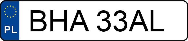 Numer rejestracyjny BHA 33AL posiada CITROEN Xantia 1.9 TD Kat. SX - BHA33AL