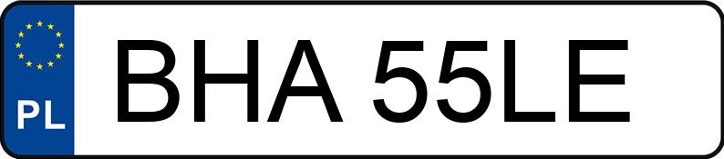 Numer rejestracyjny BHA 55LE posiada OPEL Vectra C 1.8 MR`02 E3 Cosmo - BHA55LE