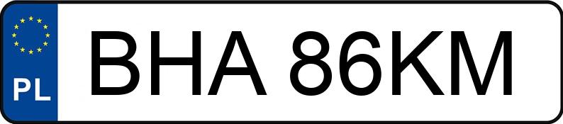 Numer rejestracyjny BHA 86KM posiada VOLKSWAGEN PASSAT - BHA86KM