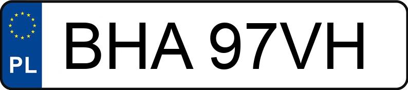 Numer rejestracyjny BHA 97VH posiada BMW 120 - BHA97VH