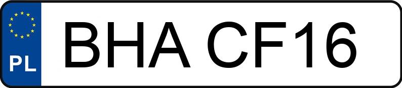 Numer rejestracyjny BHA CF16 posiada VOLKSWAGEN KOMBI - BHACF16