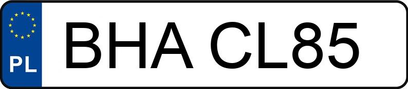 Numer rejestracyjny BHA CL85 posiada AUDI A4 1.8 Kat. MR`00 E3 8E T - BHACL85