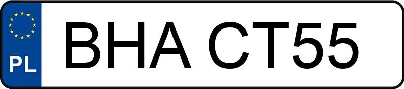 Die Registrierungsnummer BHA CT55 hat AUDI A6 2.7 TDi Kat. MR`04 E4 4F A6 2.7 TDi Kat. MR`04 E4 4F - BHACT55