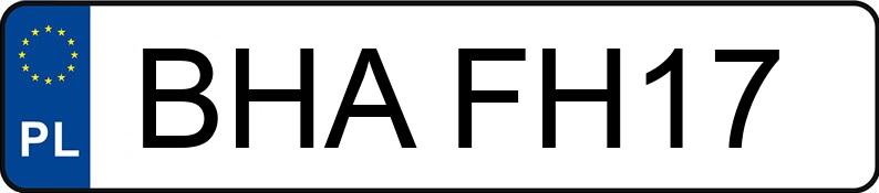 Numer rejestracyjny BHA FH17 posiada BMW 520 Touring Diesel MR`03 E3 E61 520 Touring Diesel MR`03 E3 E61 - BHAFH17