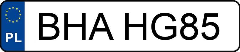 Numer rejestracyjny BHA HG85 posiada BMW 530D XDRIVE - BHAHG85