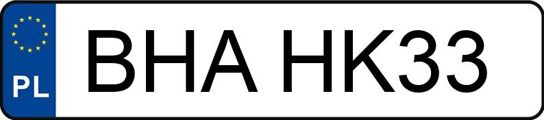 Numer rejestracyjny BHA HK33 posiada VOLVO V60 - BHAHK33 Numer rejestracyjny BHA HK33 posiada VOLVO V60 - BHAHK33