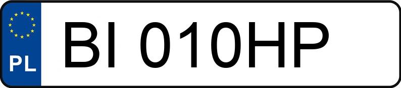 Numer rejestracyjny BI 010HP posiada BMW 530D - BI010HP