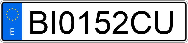 Numer rejestracyjny BI0152CU posiada MITSUBISHI PAJERO