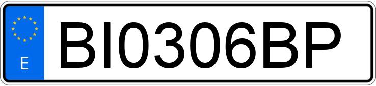 Numer rejestracyjny BI0306BP posiada CITROEN AX