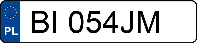 Numer rejestracyjny BI 054JM posiada VOLKSWAGEN PASSAT CC - BI054JM