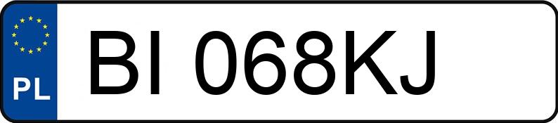 Numer rejestracyjny BI 068KJ posiada AUDI A6 - BI068KJ