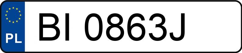 Numer rejestracyjny BI 0863J posiada AUDI A4 2.5 TDI - BI0863J