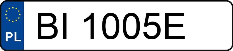Numer rejestracyjny BI 1005E posiada VOLKSWAGEN POLO - BI1005E Numer rejestracyjny BI 1005E posiada VOLKSWAGEN POLO - BI1005E