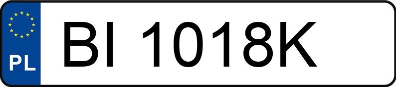 Numer rejestracyjny BI 1018K posiada RENAULT KANGOO EXPRESS - BI1018K