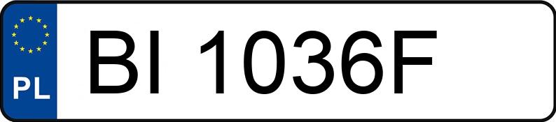 Numer rejestracyjny BI 1036F posiada TOYOTA AURIS - BI1036F