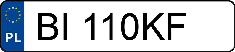 Numer rejestracyjny BI 110KF posiada AUDI A6 AVANT 3.0 TDI - BI110KF