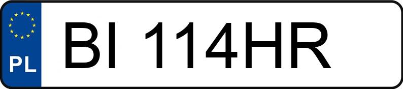 Numer rejestracyjny BI 114HR posiada OPEL MOKKA U - BI114HR