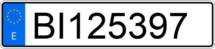 Numer rejestracyjny BI125397 posiada Seat 850