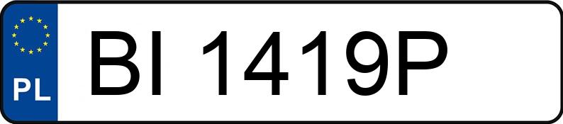 Numer rejestracyjny BI 1419P posiada SKODA Octavia 1.4 MR`01 E4 Tour - BI1419P