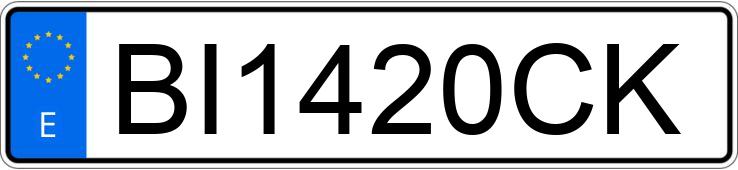 Numer rejestracyjny BI1420CK posiada VOLKSWAGEN GOLF Numer rejestracyjny BI1420CK posiada VOLKSWAGEN GOLF