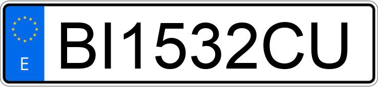 Numer rejestracyjny BI1532CU posiada SEAT IBIZA Numer rejestracyjny BI1532CU posiada SEAT IBIZA