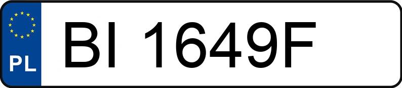Numer rejestracyjny BI 1649F posiada SKODA FABIA - BI1649F Numer rejestracyjny BI 1649F posiada SKODA FABIA - BI1649F
