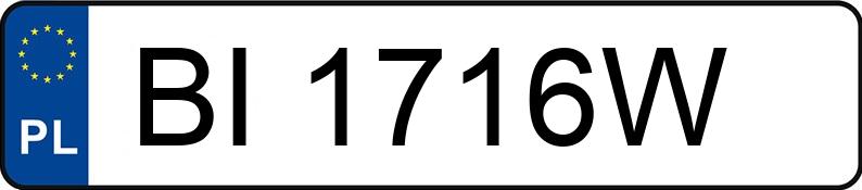 Numer rejestracyjny BI 1716W posiada FORD FOCUS 2.0 - BI1716W Numer rejestracyjny BI 1716W posiada FORD FOCUS 2.0 - BI1716W