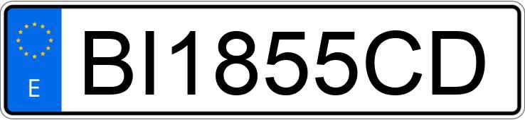 Numer rejestracyjny BI1855CD posiada AUDI A4