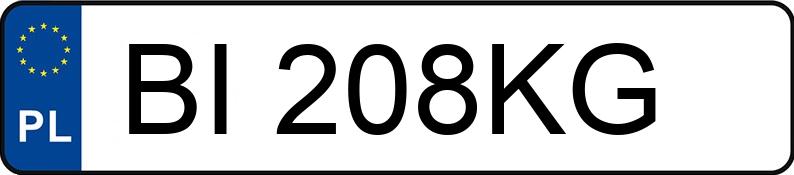 Numer rejestracyjny BI 208KG posiada VOLKSWAGEN ARTEON - BI208KG