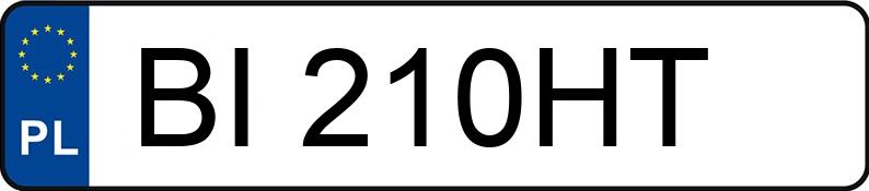 Numer rejestracyjny BI 210HT posiada BMW X6 XDRIVE30D M SPORT - BI210HT Numer rejestracyjny BI 210HT posiada BMW X6 XDRIVE30D M SPORT - BI210HT
