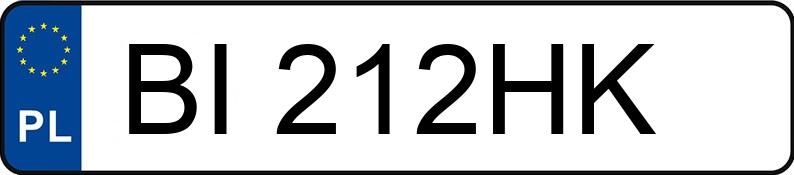 Numer rejestracyjny BI 212HK posiada MERCEDES-BENZ E 220 CDI - BI212HK