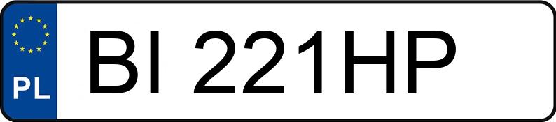 Numer rejestracyjny BI 221HP posiada KIA SPORTAGE - BI221HP Numer rejestracyjny BI 221HP posiada KIA SPORTAGE - BI221HP