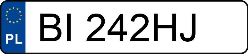 Numer rejestracyjny BI 242HJ posiada AUDI A6 - BI242HJ Numer rejestracyjny BI 242HJ posiada AUDI A6 - BI242HJ