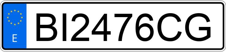 Numer rejestracyjny BI2476CG posiada AUDI A3