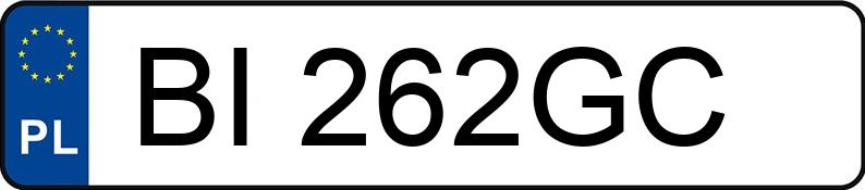 Numer rejestracyjny BI 262GC posiada BMW X3 XDRIVE20D - BI262GC