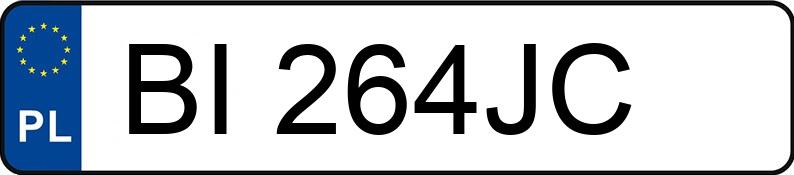 Numer rejestracyjny BI 264JC posiada FORD FOCUS - BI264JC