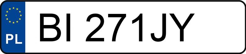 Numer rejestracyjny BI 271JY posiada VOLKSWAGEN Passat B6 2.0 TDI MR`05 E4 - BI271JY Numer rejestracyjny BI 271JY posiada VOLKSWAGEN Passat B6 2.0 TDI MR`05 E4 - BI271JY