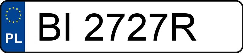 Numer rejestracyjny BI 2727R posiada MAZDA 3 - BI2727R Numer rejestracyjny BI 2727R posiada MAZDA 3 - BI2727R