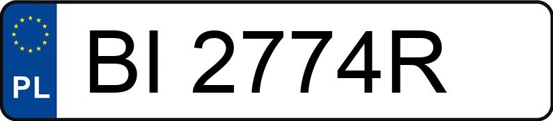 Numer rejestracyjny BI 2774R posiada MAZDA 6 - BI2774R