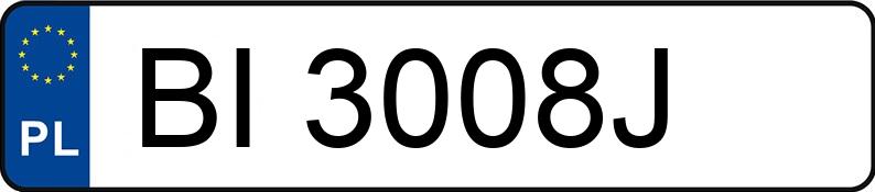 Numer rejestracyjny BI 3008J posiada RENAULT MEGANE - BI3008J