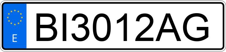 Numer rejestracyjny BI3012AG posiada RENAULT 11